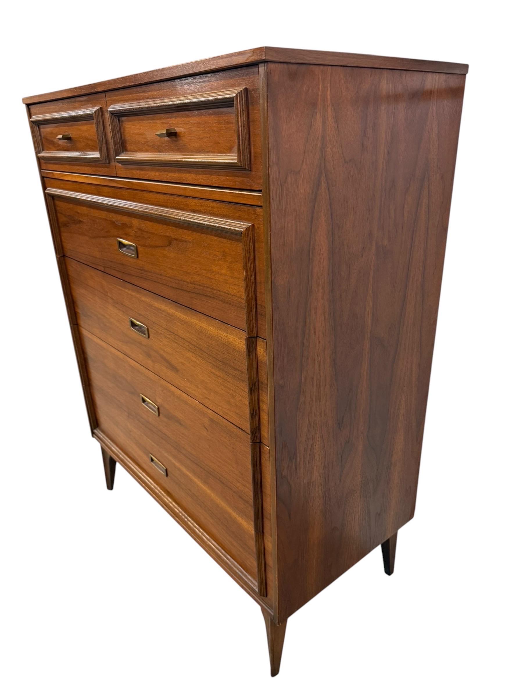 Mid-Century Modern 3-Piece Walnut Bedroom Set - Image 3