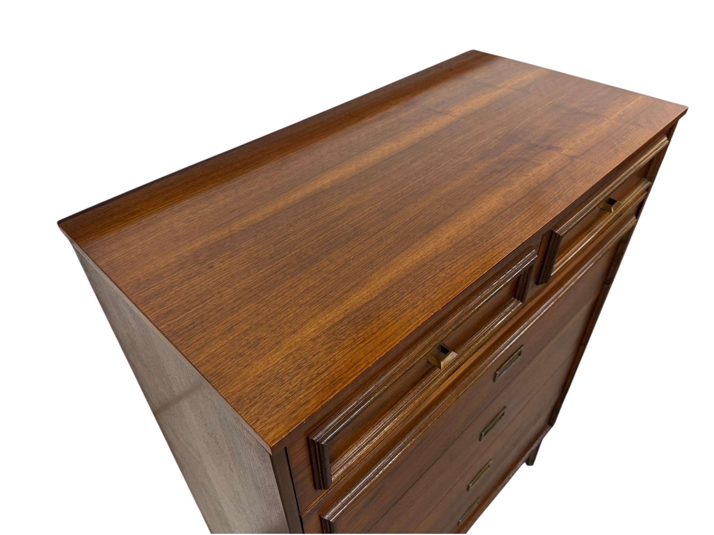 Mid-Century Modern 3-Piece Walnut Bedroom Set - Image 5