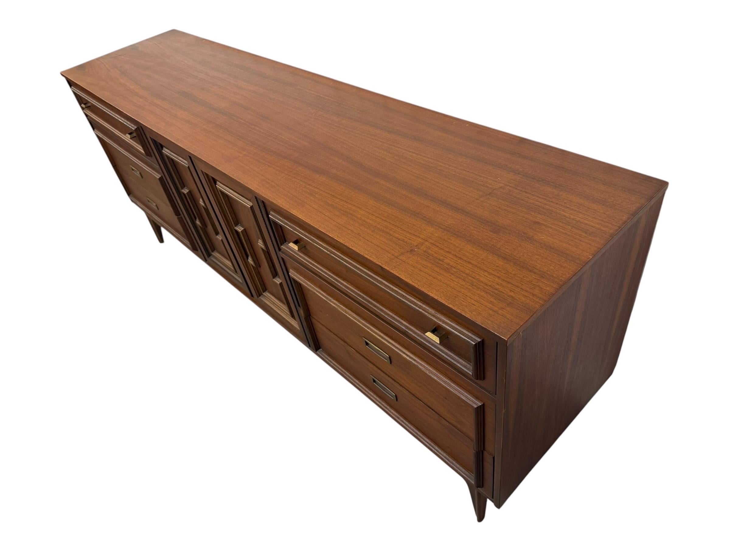 Mid-Century Modern 3-Piece Walnut Bedroom Set - Image 10