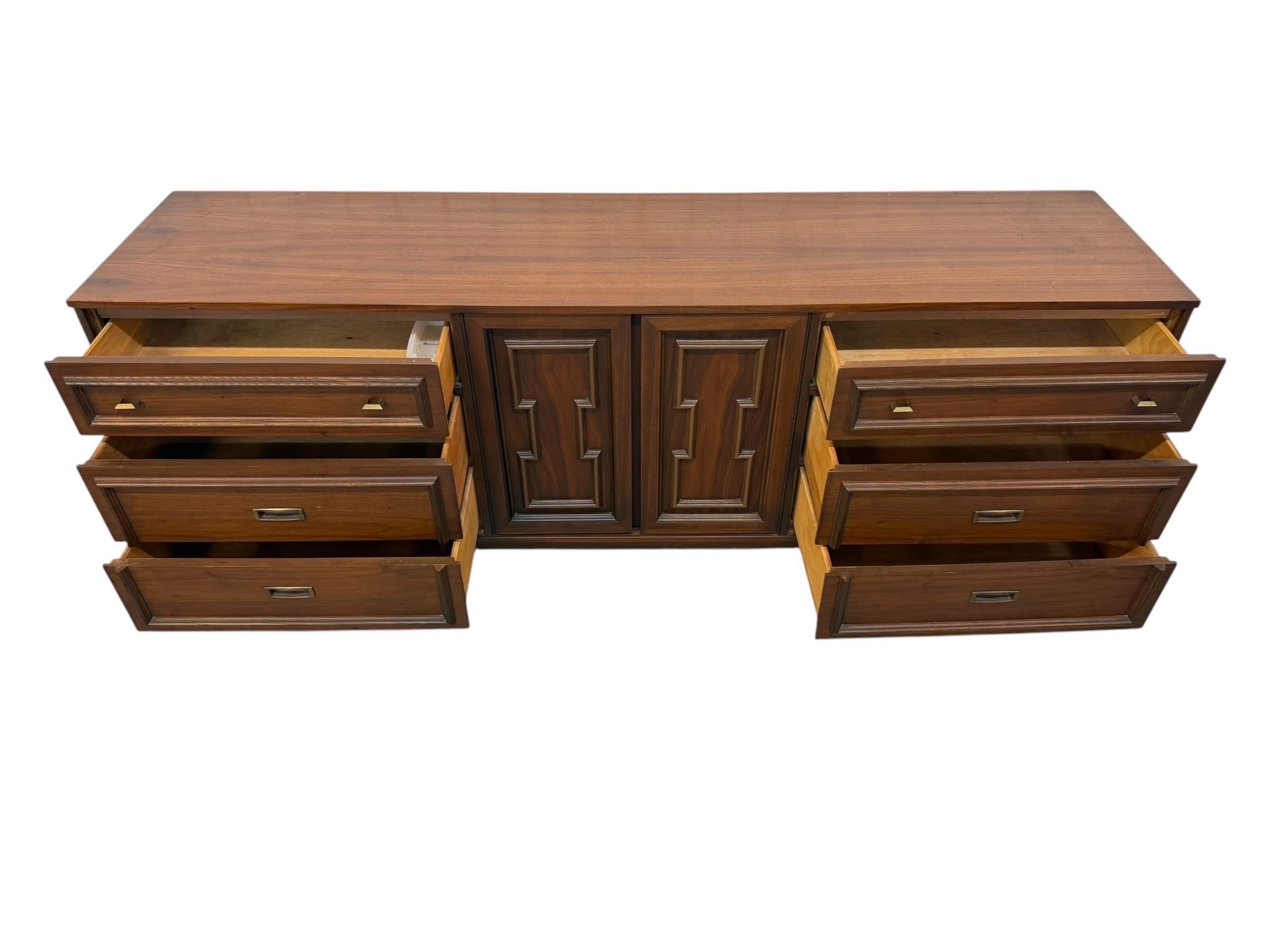 Mid-Century Modern 3-Piece Walnut Bedroom Set - Image 12