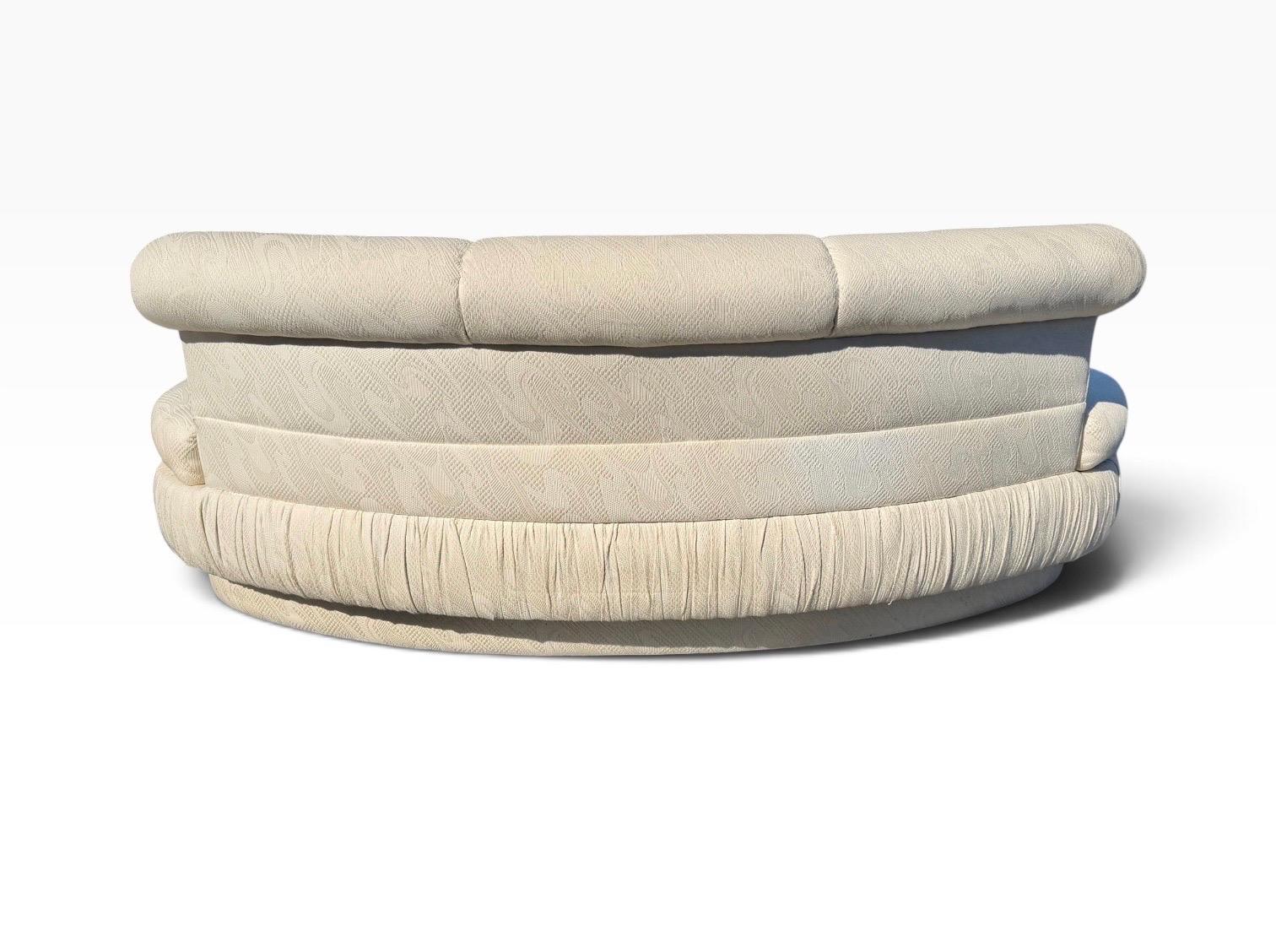 Postmodern Sculptural Curved Kidney Cloud Sofas – Pair of 2 - Image 7