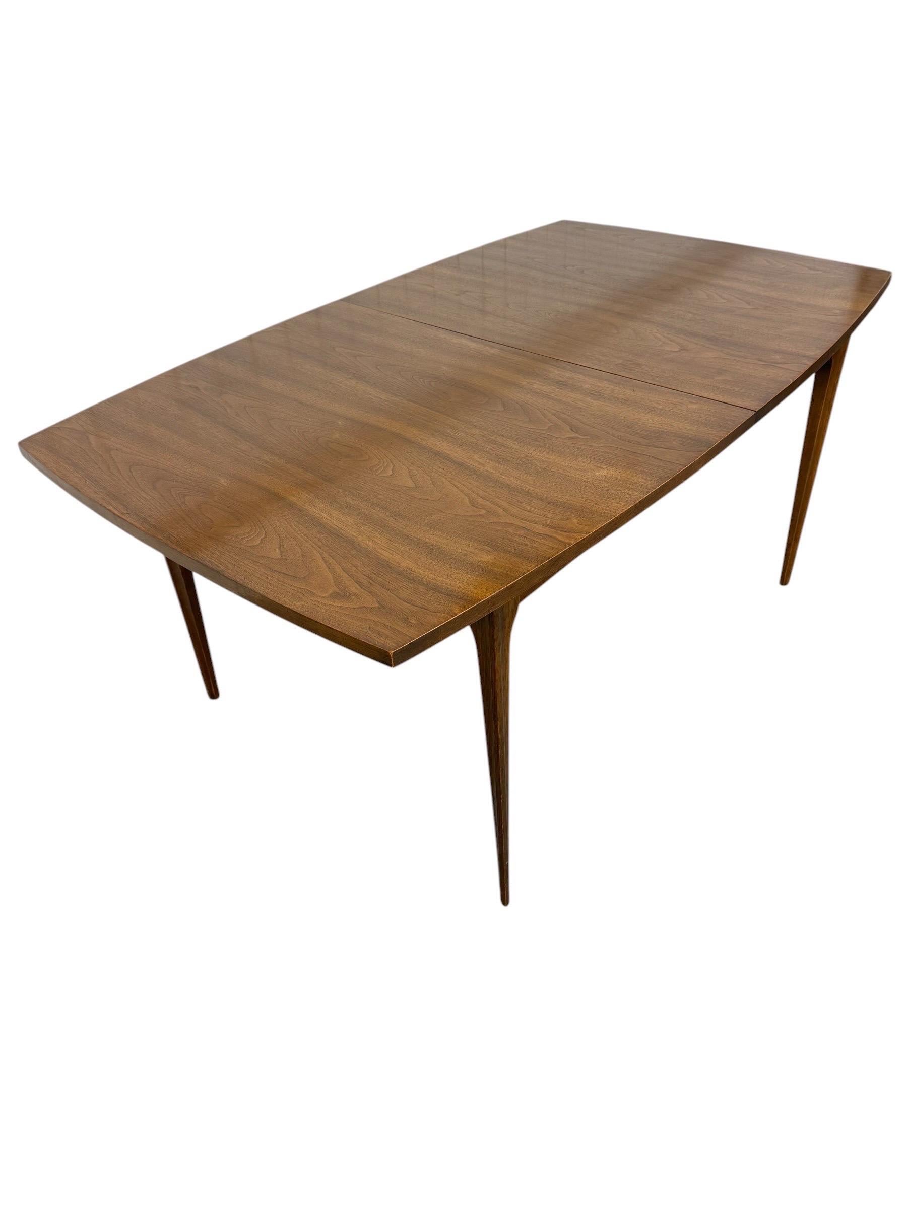 Mid-Century Modern Broyhill Brasilia Walnut Dining Table - Image 2