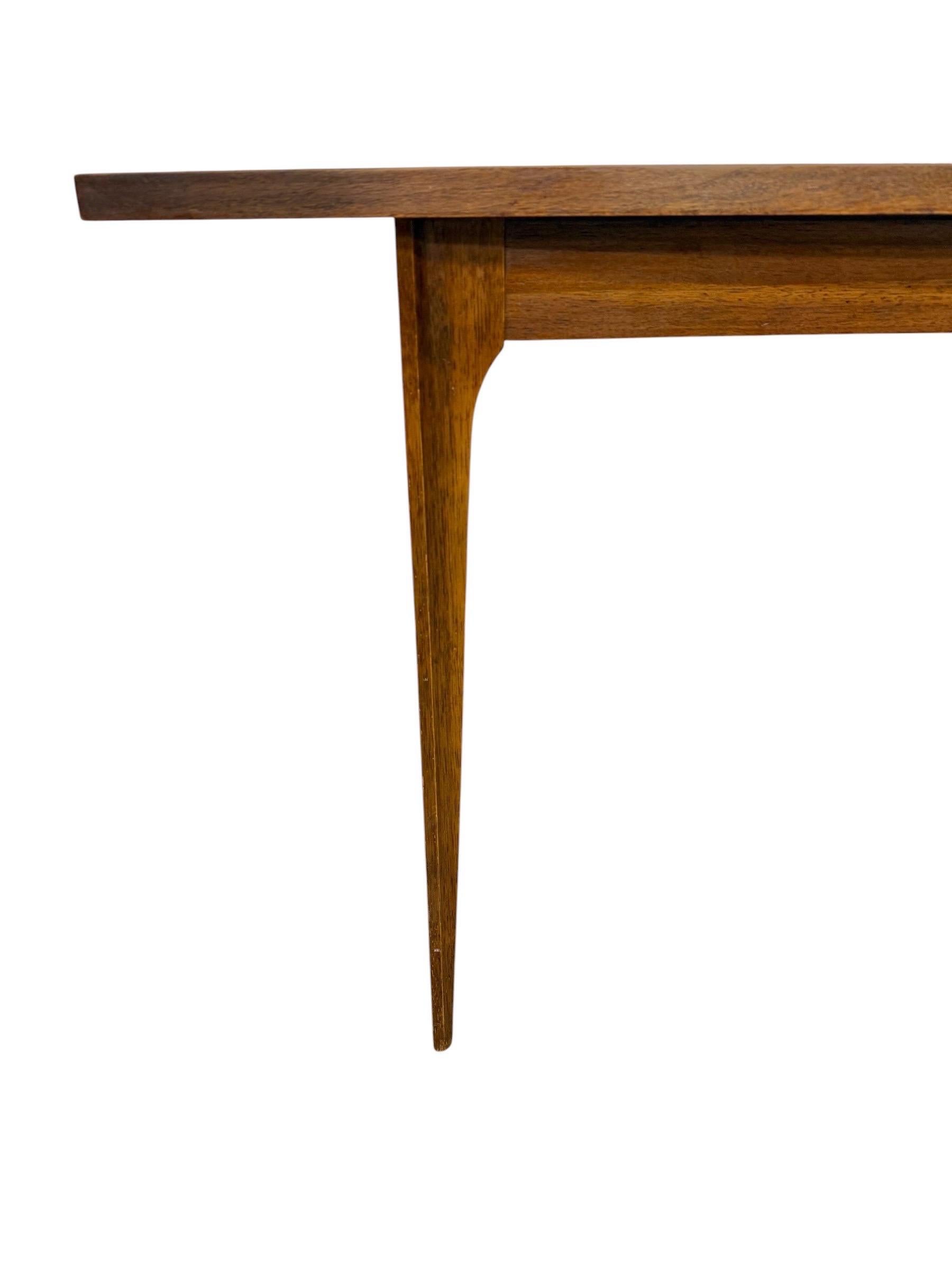Mid-Century Modern Broyhill Brasilia Walnut Dining Table - Image 8