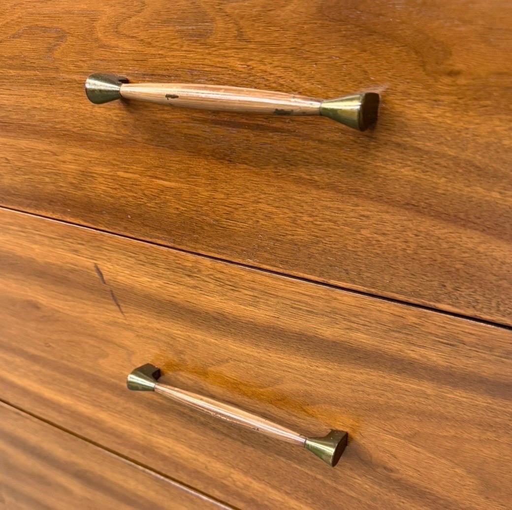 Mid-Century Modern Kent Coffey Perspecta 12-Drawer Walnut Dresser - Refinished - Image 10