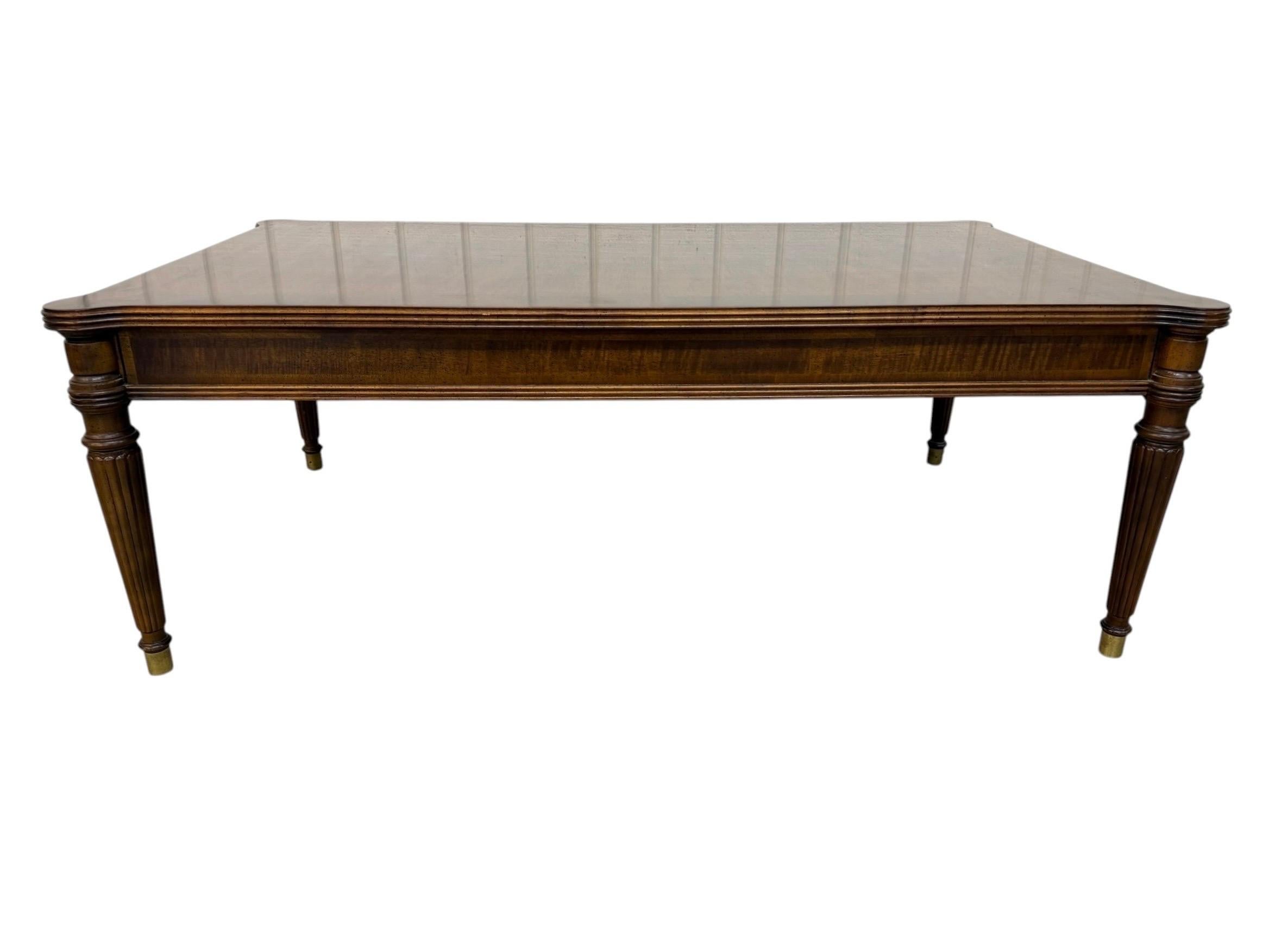 Vintage Henredon Mahogany Coffee Table - Image 3