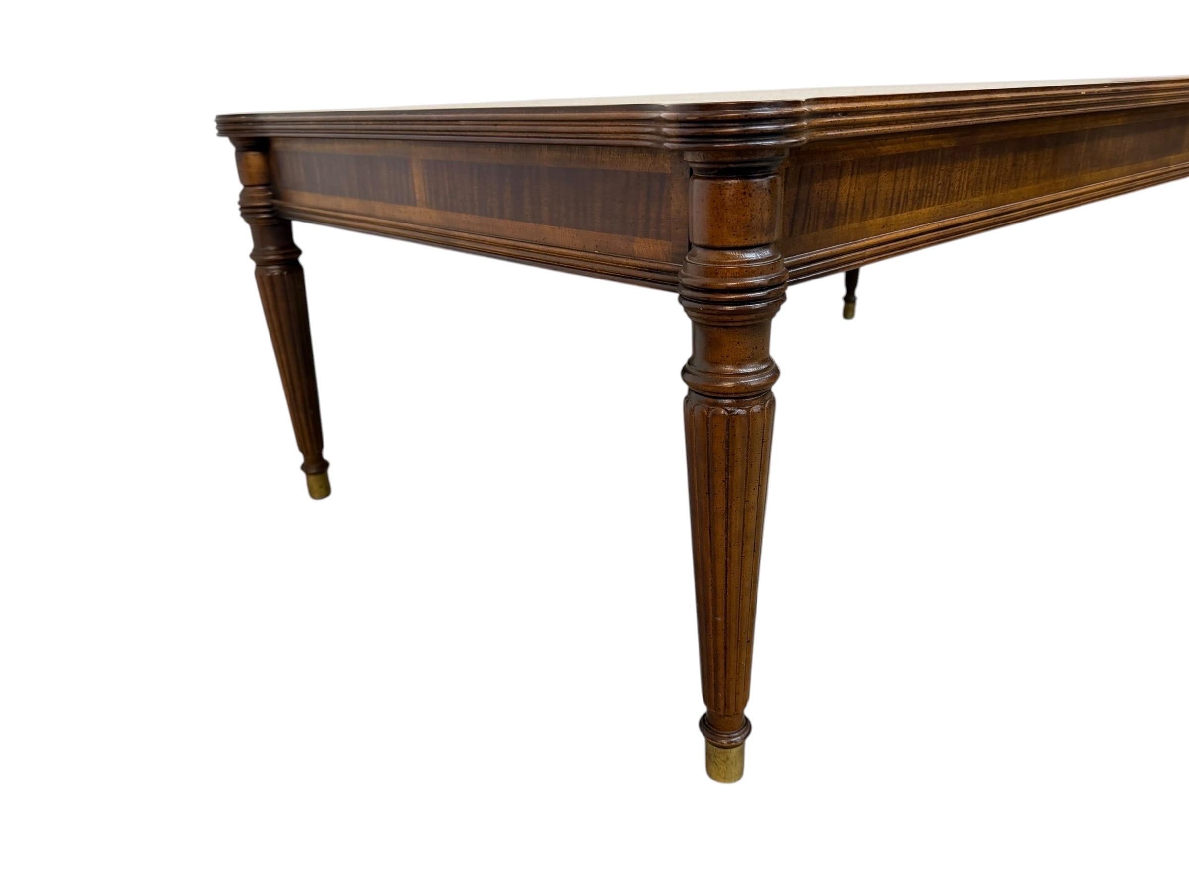 Vintage Henredon Mahogany Coffee Table - Image 4