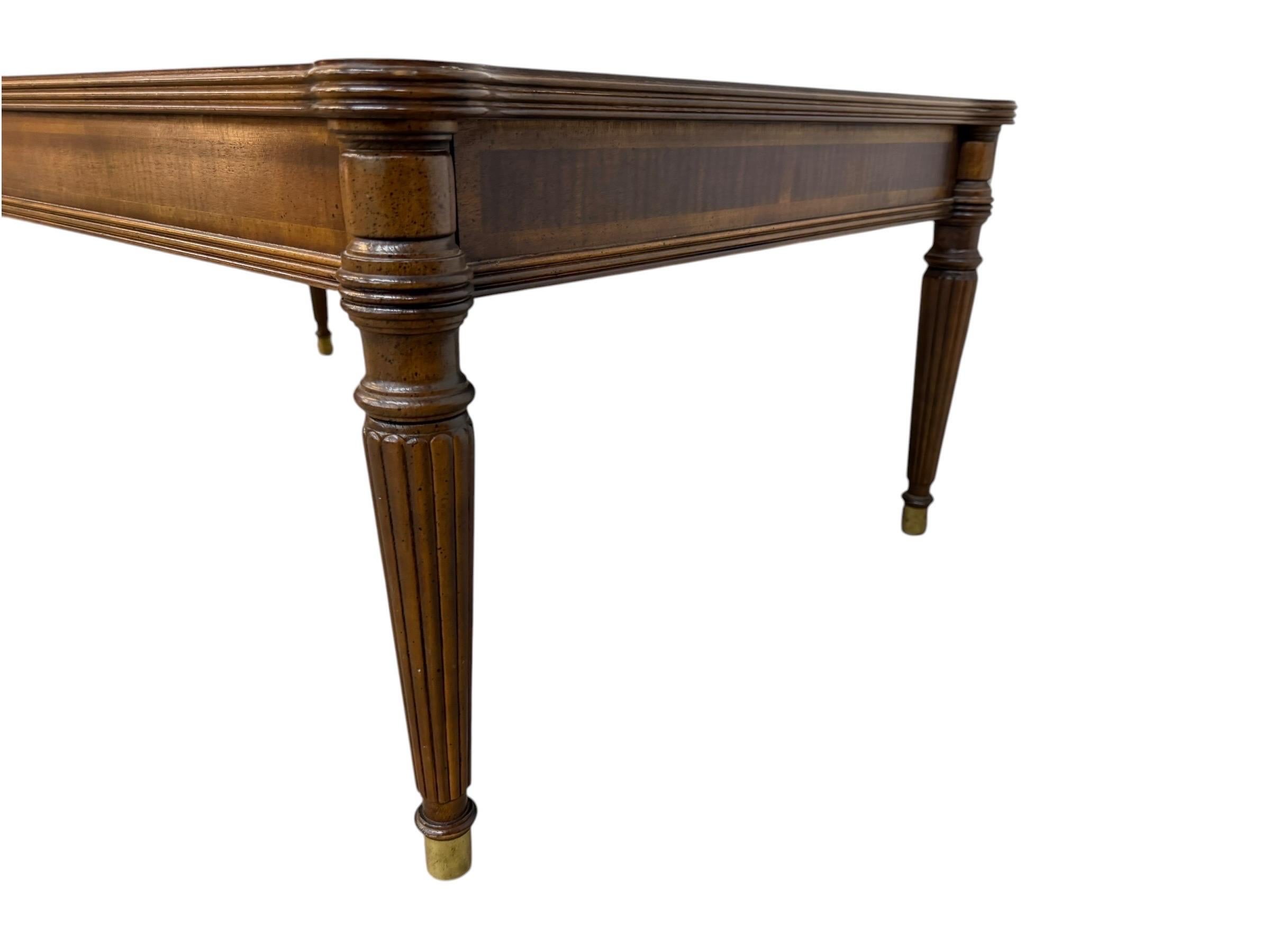 Vintage Henredon Mahogany Coffee Table - Image 5